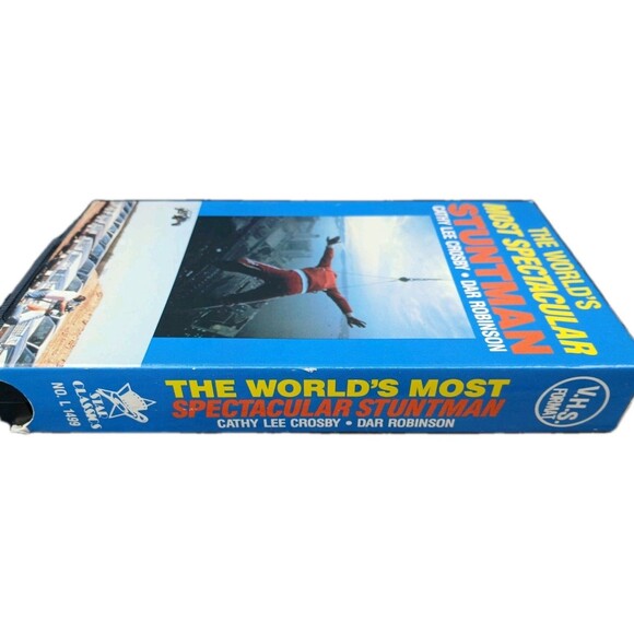 The World's Most Spectacular Stuntman Cathy Lee Crosby VHS 1989 - Picture 2 of 6